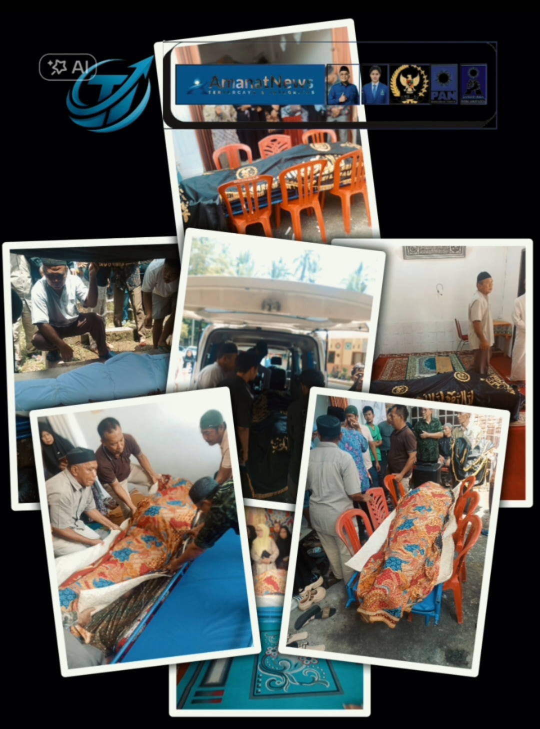 Ambulans Gratis H. Arisal Azis Antar Jenazah Warga Sungai Sirah ke TPU Koto Pauh Sungai Limau