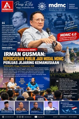 Di Rakernas MDMC, Irman Gusman: Kepercayaan Publik Harus Diubah Menjadi Kekuatan Jejaring Kemanusiaan