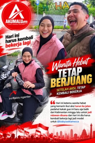 WANITA HEBAT! Usai Turun ke Jalan dan Jadi Relawan di Kalimantan, Kembali Bekerja sebagai Model