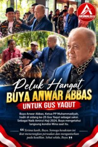 Peluk Hangat Buya Anwar Abbas Untuk Gus Yaqut, Pesan Kemanusiaan di Tengah Proses Hukum